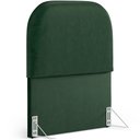 Ver imagem 1 de Cabeceira Cama Box 100cm Orgânica Lanna W01 Couríssimo Verde - Lyam Decor
