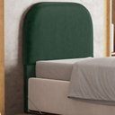 Ver imagem 3 de Cabeceira Cama Box 100cm Orgânica Lanna W01 Couríssimo Verde - Lyam Decor