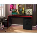 Ver imagem 1 de Mesa Gamer Drx-4000 com 1 Gaveta e 1 Porta Moveis Leão