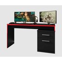 Ver imagem 2 de Mesa Gamer Drx-4000 com 1 Gaveta e 1 Porta Moveis Leão