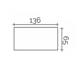 RÉGUA CINZA PARA 4 BLOCOS PEZZI - 3