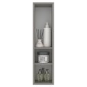 Ver imagem 3 de Gabinete de Banheiro 58x20cm Prime Yescasa Cinza/Cimento