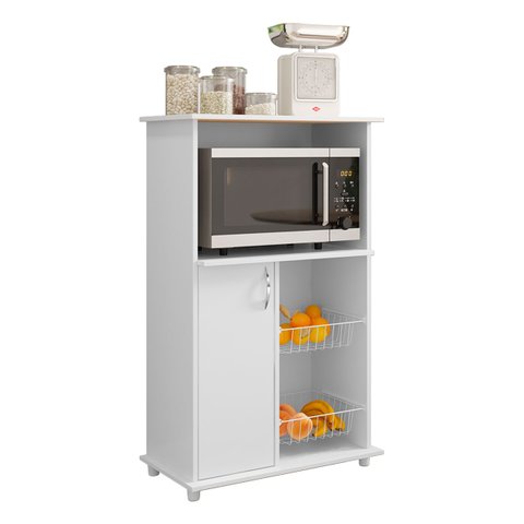 Balcão de Cozinha Lourenço Branco - MoveisAqui Notável