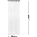 Ver imagem 3 de Barossa Design Cortina de Chuveiro Fosco C/ 3 Ímãs 91x182 Cm