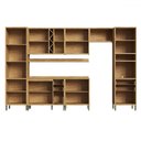 Ver imagem 3 de Armário de Cozinha Modulada com Balcão e Tampo 17 Portas 5 Gavetas Pérola 100% Mdf Vidro Reflecta Am