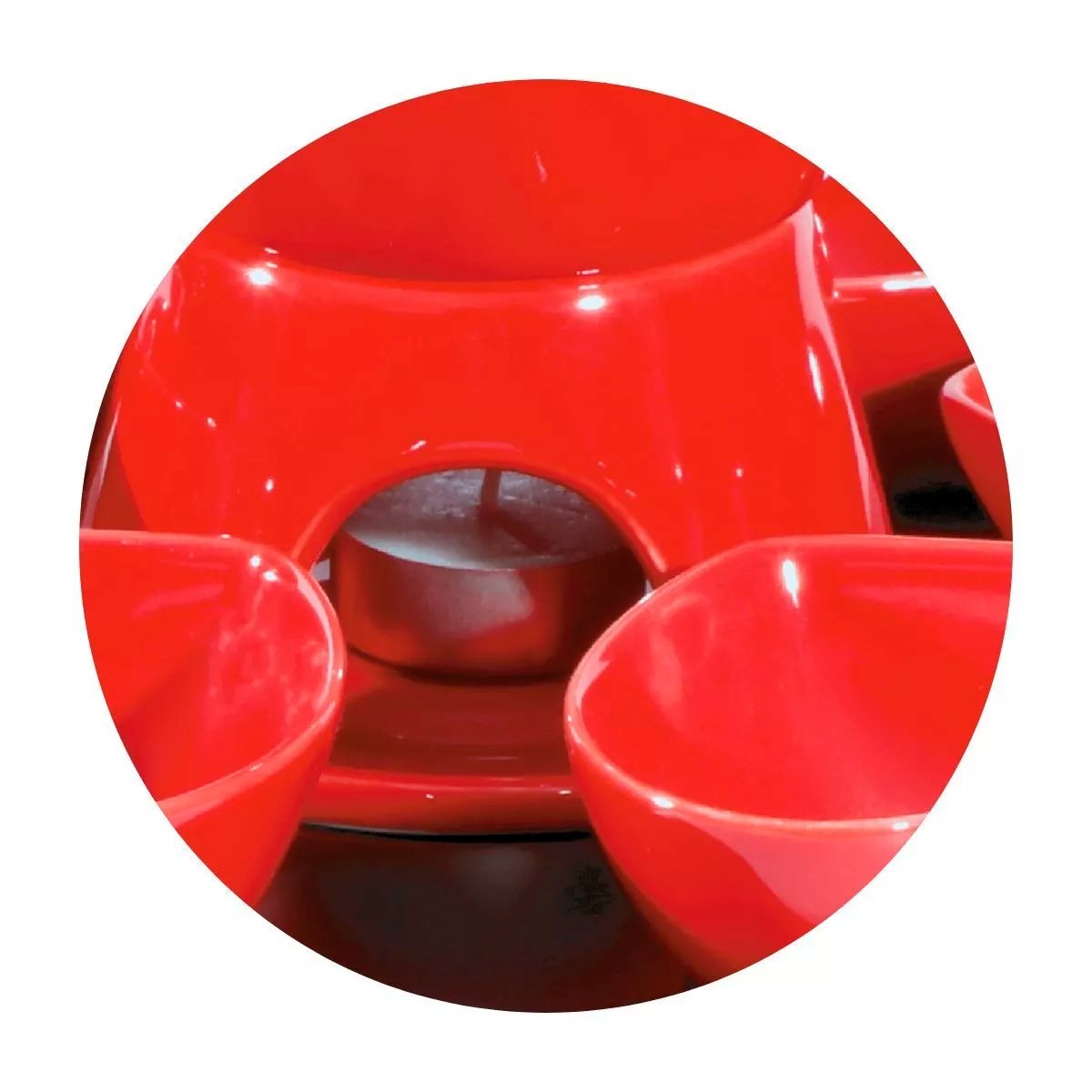 Conjunto para Fondue Coração Vermelho 14 Pçs Mons Hauskraft - 4