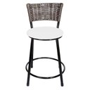 Ver imagem 4 de Banquetas Baixa Para Cozinha Hawai Café 2un Assento Branco