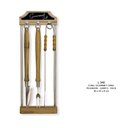 Ver imagem 1 de Conjunto Gourmet Grill Pegador Garfo e Faca L346 Lize