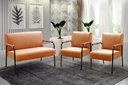 Ver imagem 2 de Conjunto Jade 2+1+1 Lugares Cor:Veludo Terracota 400