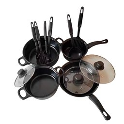Conjunto Panelas Top Antiaderente 13 Peças Tampa de Vidro - 2