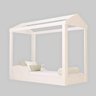 Cama Montessoriana Infantil 160cm Casinha Montessoriana Crystal  Branco - 2