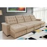 Sofá Coliseu 4.00m Retrátil e Reclinável Super Pillow - Bege - 5