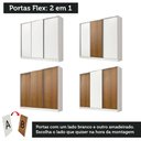Ver imagem 7 de Guarda Roupa Juvenil 100% Mdf Madesa Kevin 3 Portas de Correr - Branco/rustic