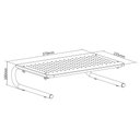 Ver imagem 4 de Suporte Organizador de Mesa Preto P/ Monitor/notebook - Elg