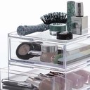 Ver imagem 4 de Kit 2 Gavetas Organizadoras Dupla Acrílico Porta Joias Esmaltes Maquiagens Cinquetti