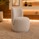 Ver imagem 3 de Poltrona Decorativa Bia Orgânica Boucle Recepção Sala Estar Quarto