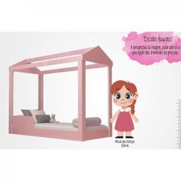Cama Infantil 160cm Casinha Montessoriana Crystal  - 4
