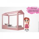 Ver imagem 4 de Cama Infantil 160cm Casinha Montessoriana Crystal Rosa