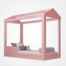 Cama Infantil 160cm Casinha Montessoriana Crystal  - 2