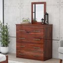 Ver imagem 1 de Cômoda com Espelho 4 Gavetas Lisboa