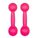 Ver imagem 3 de Par de Halteres Revestidos 3 Kg - Rosa