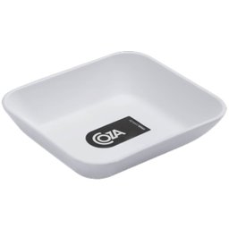 15 Mini Pratos de Petiscos Essential Coza Brancos 10x9cm Plásticos Restaurantes Sushi Molhos - 1