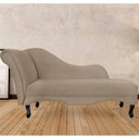 Ver imagem 3 de Divã Recamier Olivia Suede Lado Esquerdo