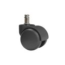 Ver imagem 2 de Kit 5 Rodinhas para Cadeira Pp Preto com Capa