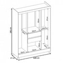 Ver imagem 4 de Guarda-roupa Casal Ecom Ii 6 Portas Amêndola/off-white - Demóbile