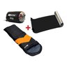Saco de Dormir Viper + Isolante Térmico - Preto e Laranja - 1