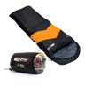 Saco de Dormir Viper + Isolante Térmico - Preto e Laranja - 6