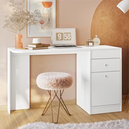 Penteadeira Louis Branco 2 Portas - 1