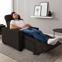Ver imagem 2 de Poltrona Papai Retrátil Reclinável Suede Viena Marrom