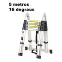 Ver imagem 2 de Escada Alumínio Telescópica V Multifuncional 5m 16 Degraus