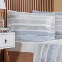 Ver imagem 2 de Jogo de Cama Casal 4 Pçs 200 Fios 100% Algodão 140x190x35cm Ligne