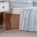 Ver imagem 4 de Jogo de Cama Casal 4 Pçs 200 Fios 100% Algodão 140x190x35cm Ligne