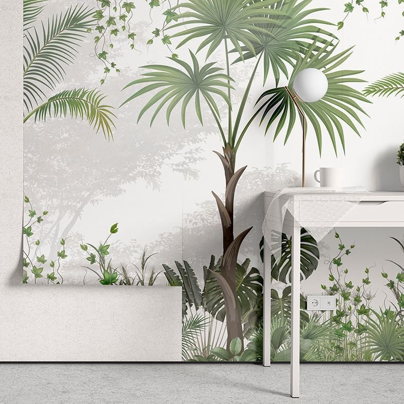 Papel de Parede - Jardim Tropical com Palmeiras - 3