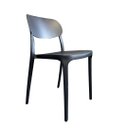 Ver imagem 3 de Kit 2 Cadeiras Nanna Empilhável em Polipropileno – Design Moderno para Sala, Cozinha ou Escritório -