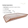 Bandeja Organizadora Multiuso de Mesa de Escritório Rose Gold - 4