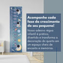 Ver imagem 4 de Adesivo de Parede Régua Crescimento Infantil Temático 140x40cm