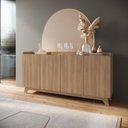 Ver imagem 1 de Balcão Buffet 4 Portas 200cm John - Natural