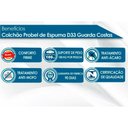 Ver imagem 2 de Cama Box Baú King: Colchão Espuma D45 Probel D33 Guarda Costas Brown + Base Crc Suede Brown (