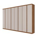 Ver imagem 2 de Guarda-Roupa Planejado 4 Peças 8 Portas Arani CabeCasa MadeiraOriginals Marrom/Cinamomo/Offwhite