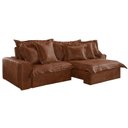 Ver imagem 6 de Sofá Retrátil e Reclinável 2 Lugares 210cm Corino Zeus Yescasa