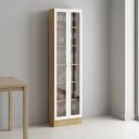 Ver imagem 1 de Cristaleira Moderna 2 Portas de Vidro 70cm Ditália