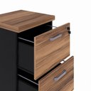 Ver imagem 3 de Armário Escritório Arquivo 04 Gavetas Pasta 46,5 Nogal Preto