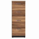 Ver imagem 4 de Armário Escritório Arquivo 04 Gavetas Pasta 46,5 Nogal Preto