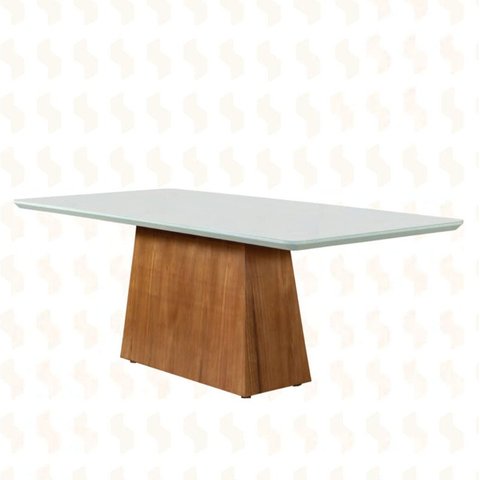 Mesa de Jantar Base Robusta MDF Laminado - Amsterdã-1,80 x 0,90 metros - Art Salas