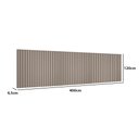 Ver imagem 2 de Cabeceira Ripada para Cama Super King 400cm 100% Mdf Cor:grigio