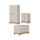 Ver imagem 1 de Jogo de Quarto para Bebe Completo 3 Portas Flip Areia